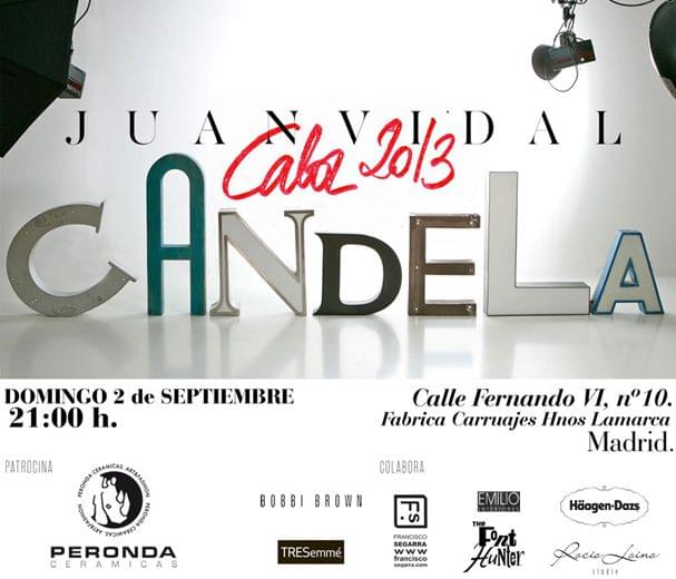Colaboración. Cartel Juan Vidal Fashion Week Madrid Colaboración Juan Vidal