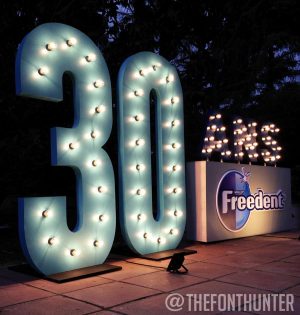 bombillas para celebración corporativa