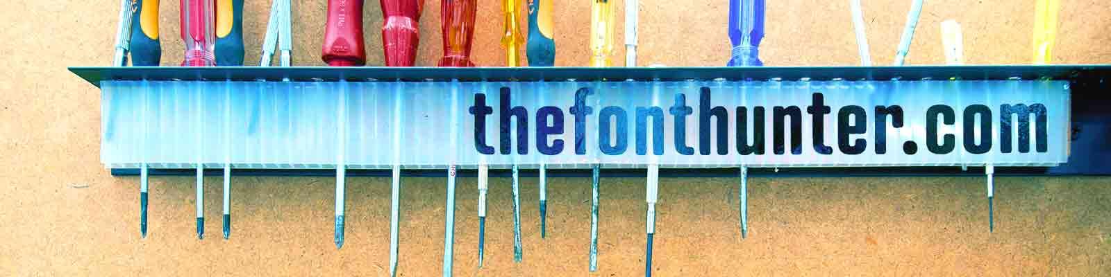 The Font Hunter Header